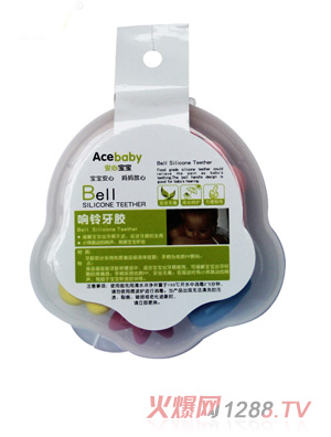 安心寶寶響鈴牙膠背面