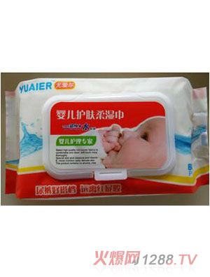 尤爱尔婴儿80片盖装湿巾