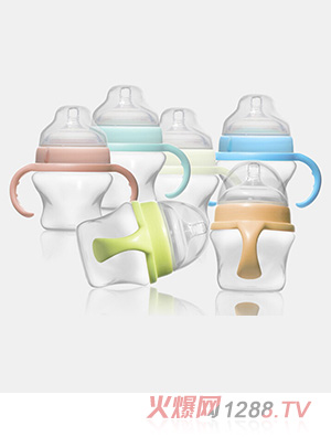 爱弗图西180MLPP宽口奶瓶（多色可选）