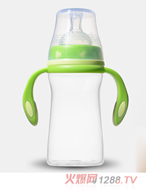 爱弗图西240MLPP宽口奶瓶（荧光绿）