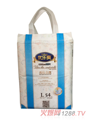 優(yōu)樂(lè )爽親膚柔薄瞬吸收嬰兒紙尿片L54片
