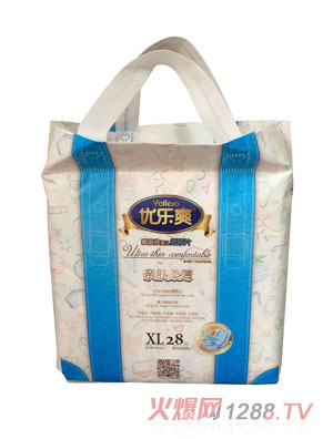 優(yōu)樂(lè )爽親膚柔薄瞬吸收嬰兒紙尿片XL28片