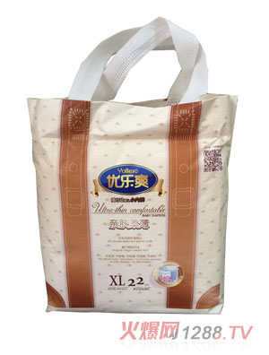 優(yōu)樂(lè )爽親膚柔薄隨心動(dòng)嬰兒小內褲XL22片