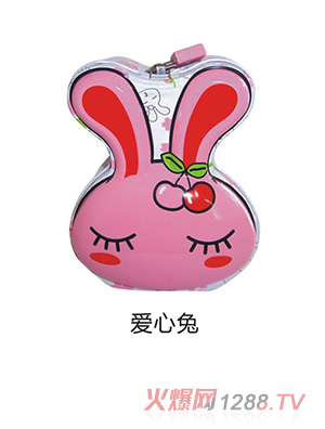 50克水果味软糖（爱心兔储钱罐）