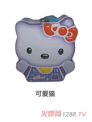 50克水果味软糖（可爱猫储钱罐）