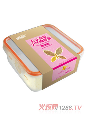 酷乐米五谷蔬菜小米蝴蝶面