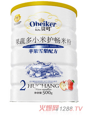 欧贝可苹果雪梨配方听装