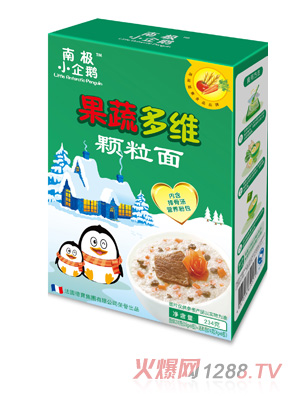 南极小企鹅果蔬多维颗粒面