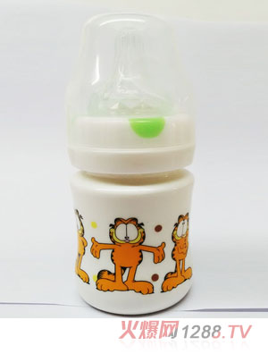贝婴奇120ml陶瓷奶瓶（橙）