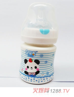 贝婴奇120ml陶瓷奶瓶（蓝）