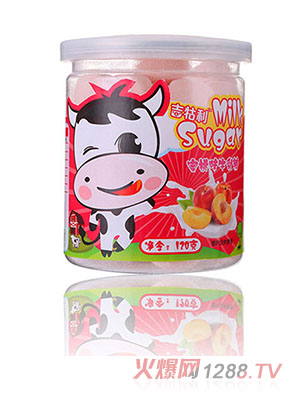 吉牯利蜜桃味牛乳糖
