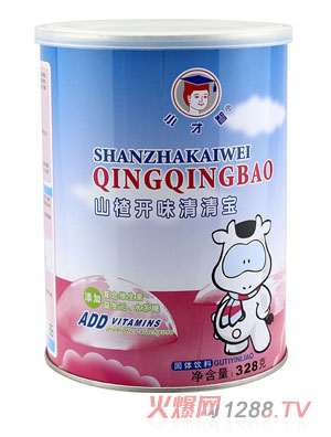 小才智山楂开胃清清宝罐装