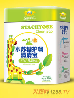 金盾爱婴婴幼儿水苏糖清清宝铁听