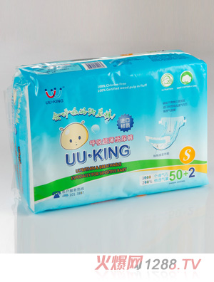 UU·KING呼吸超薄纸尿裤S码中包装