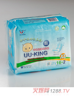 UU·KING呼吸超薄纸尿裤XL码小包装