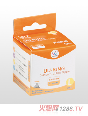 UU·KING标准口径母乳实感奶嘴L