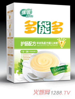 瑞優(yōu)多能多羊初乳配方米粉