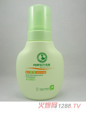 完美婴幼儿泡泡沐浴露350ml