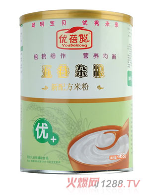 优蓓聪五谷杂粮优+营养米粉(铁听)