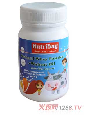 纽奇天然乳钙+核桃油软胶囊