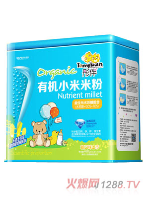 彤伴益生元水蘇糖組合有機小米米粉鐵聽(tīng)