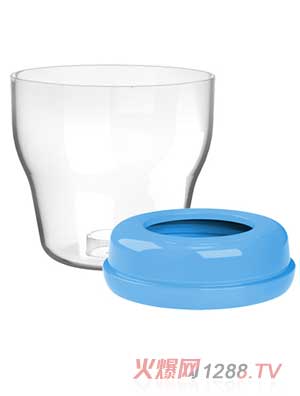 伊斯卡尔宽口径奶瓶旋盖组合（蓝）