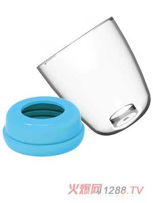 伊斯卡尔标准口径奶瓶旋盖组合（蓝）