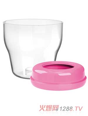 伊斯卡尔宽口径奶瓶旋盖组合（红）