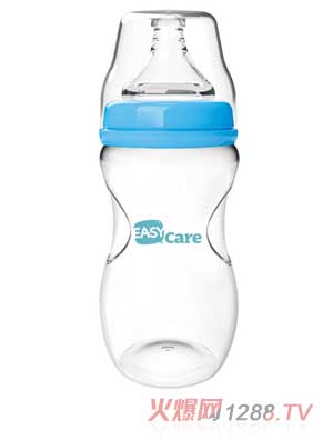 伊斯卡尔240mlPP宽口径奶瓶（蓝）