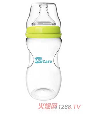 伊斯卡尔240mlPP宽口径奶瓶（黄）