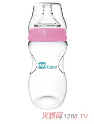 伊斯卡尔240mlPP宽口径奶瓶（红）