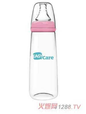 伊斯卡尔240mlPP标准口径奶瓶（红）