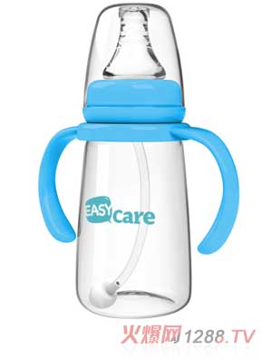 伊斯卡尔160mlPP自动标准口径奶瓶（蓝）