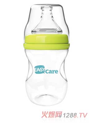 伊斯卡尔160mlPP宽口径奶瓶（黄）