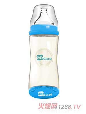 伊斯卡尔260mlPPSU宽口径感温奶瓶(蓝)