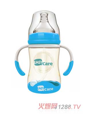 伊斯卡尔160mlPPSU自动宽口径感温奶瓶（蓝）