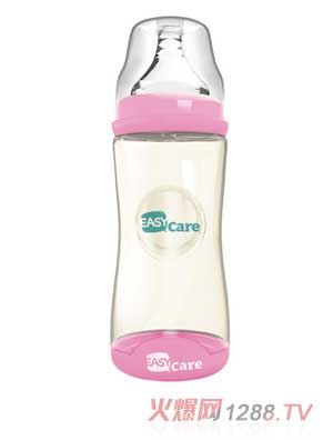 伊斯卡尔260mlPPSU宽口径感温奶瓶(红)