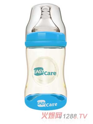 伊斯卡尔160mlPPSU宽口径感温奶瓶（蓝）