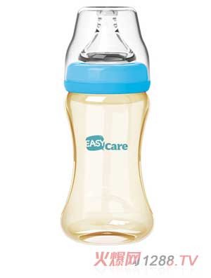 伊斯卡尔240mlPPSU宽口径奶瓶（蓝）