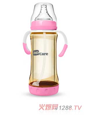 伊斯卡尔220mlPPSU安全玻璃自动奶瓶（红）