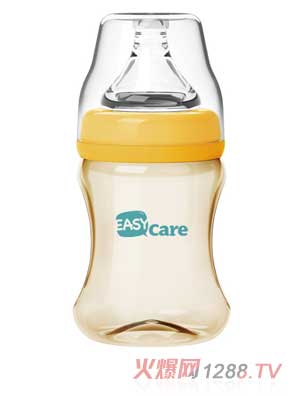 伊斯卡尔160mlPPSU宽口径奶瓶（黄）