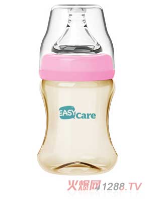 伊斯卡尔160mlPPSU宽口径奶瓶（红）