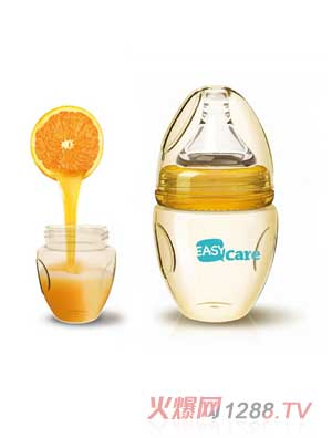 伊斯卡尔100mlPPSU金蛋果汁瓶（黄）