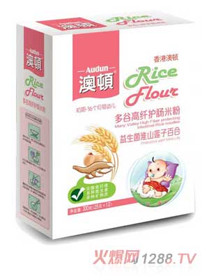 澳顿益生菌淮山莲子百合护畅米粉（盒）
