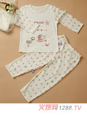 金色小鱼麻塞尔纤维单面小鱼肩开套