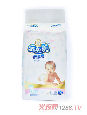 乐儿美薄薄爽婴儿纸尿片L码40片