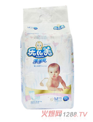 乐儿美薄薄爽婴儿纸尿片M码44片