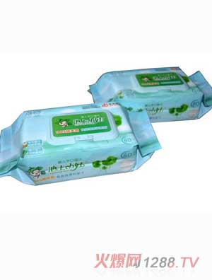 池上小娃婴儿湿巾80片2包