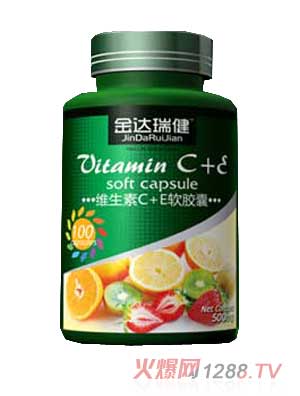 金達瑞健維生素C+E軟膠囊