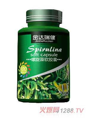 金達瑞健螺旋藻軟膠囊
